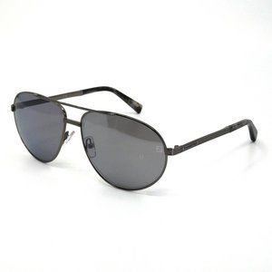 ERMENEGILDO ZEGNA “EZ0030” Gunmetal Silver Sunglasses